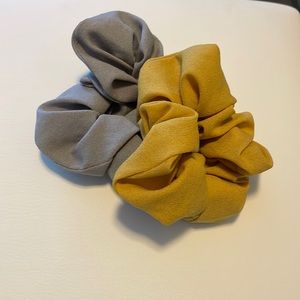 Amazon Hairties (2 piece) Mustard and Silver.